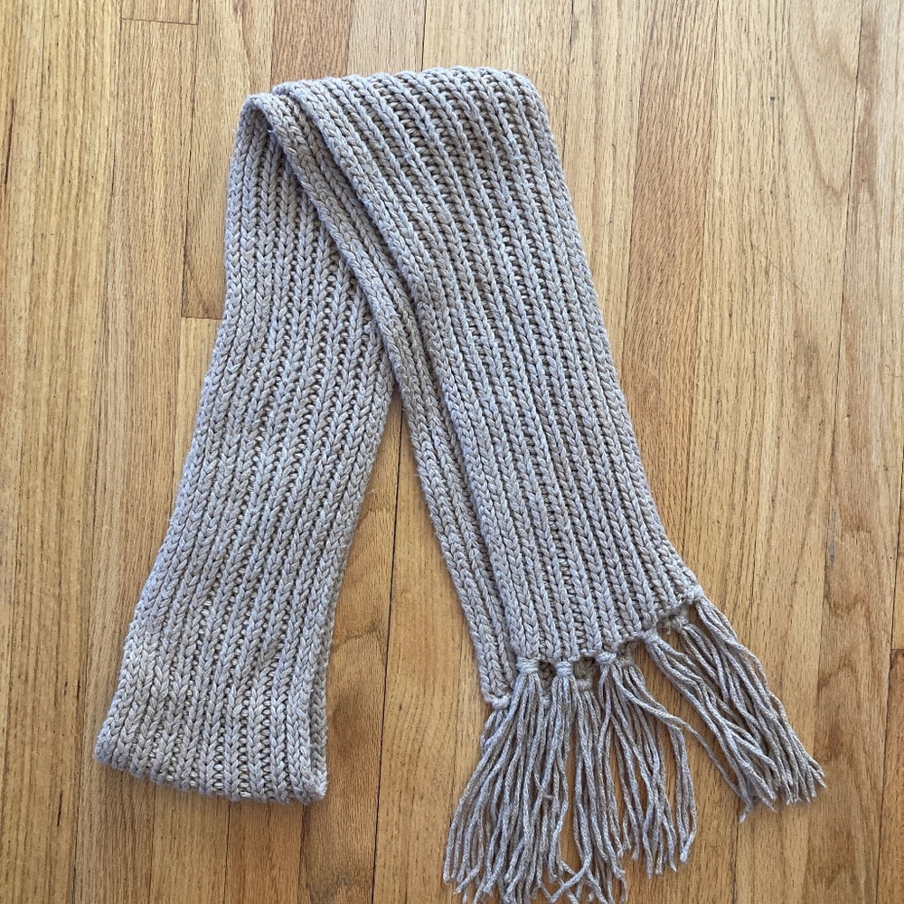 Gap Tan Knit Scarf